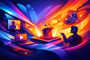 Estrutura para evento corporativo online